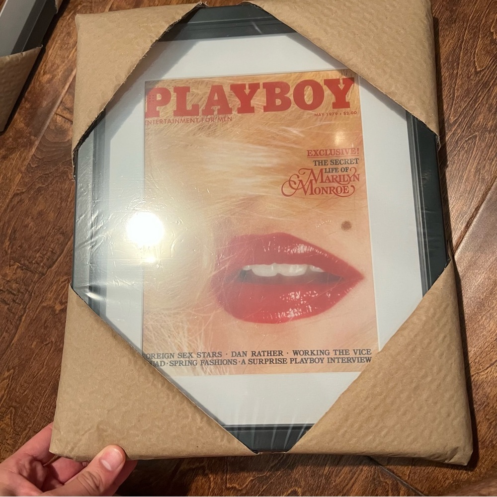 Framed Marilyn Monroe Playboy May 1979